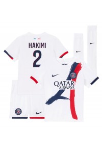 Paris Saint-Germain Achraf Hakimi #2 Babytruitje Uit tenue Kind 2024-25 Korte Mouw (+ Korte broeken)